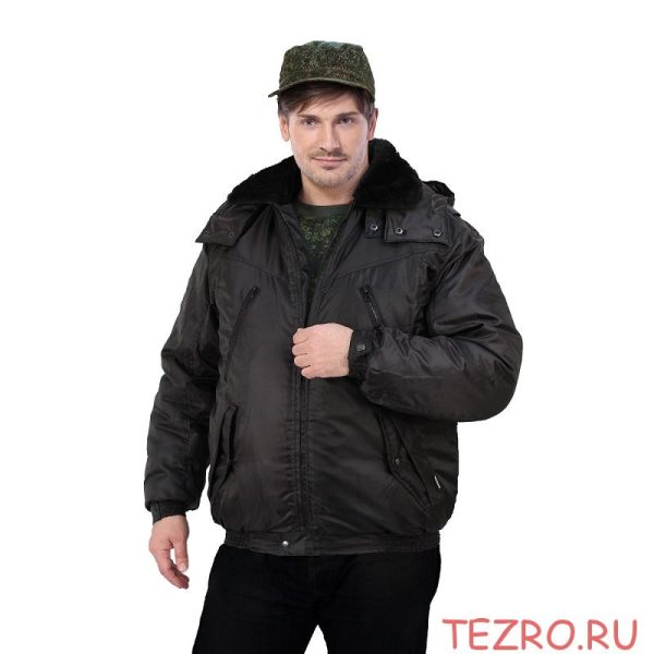 Куртка мужская утепленная "Караул" с капюшоном